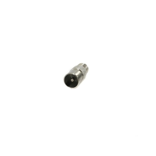 FF-R Conector Adaptador RCA-Macho para F-Femea (Pino Curto)